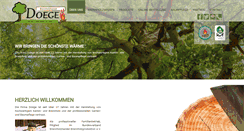 Desktop Screenshot of brennholz-doege.de
